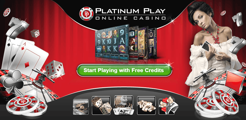 Platinum Play Casino Startseite auf Desktop und Mobile